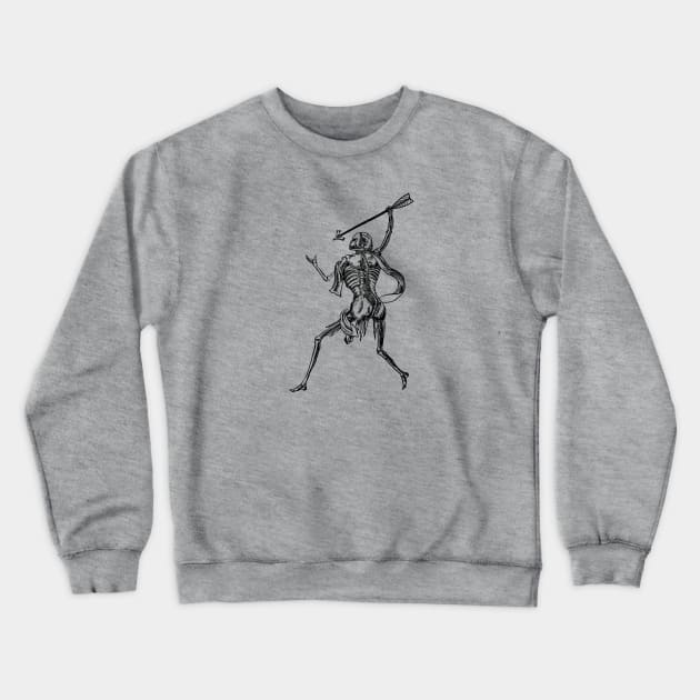 Skeleton Warrior Crewneck Sweatshirt by carobaro